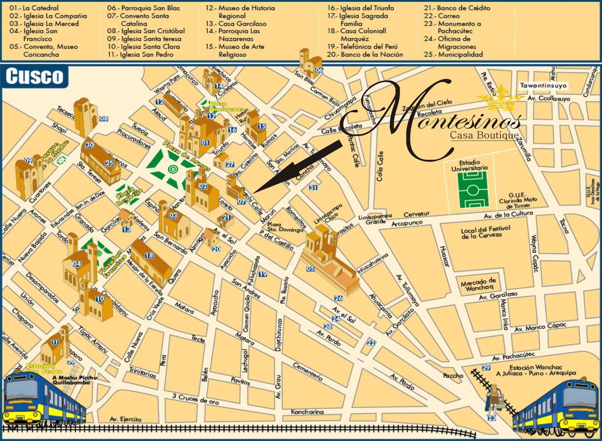 Casa Montesinos Boutique Bed and Breakfast Cuzco Exterior foto